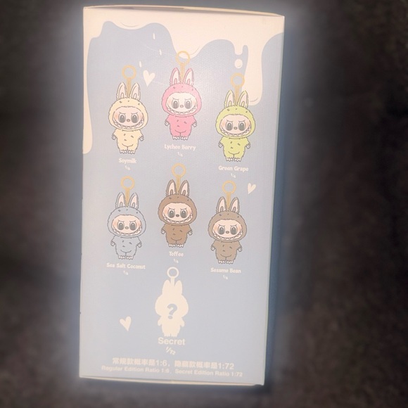 Authentic POP MART Exciting Macaron Labubu Vinyl Plush ~ Seasalt Coconut - Picture 7 of 7